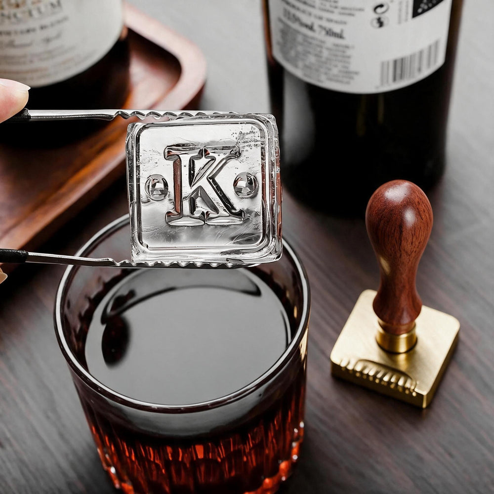 Custom Copper Ice Stamp - Brand Every Cube — 1.5 in (3.8cm) / Square